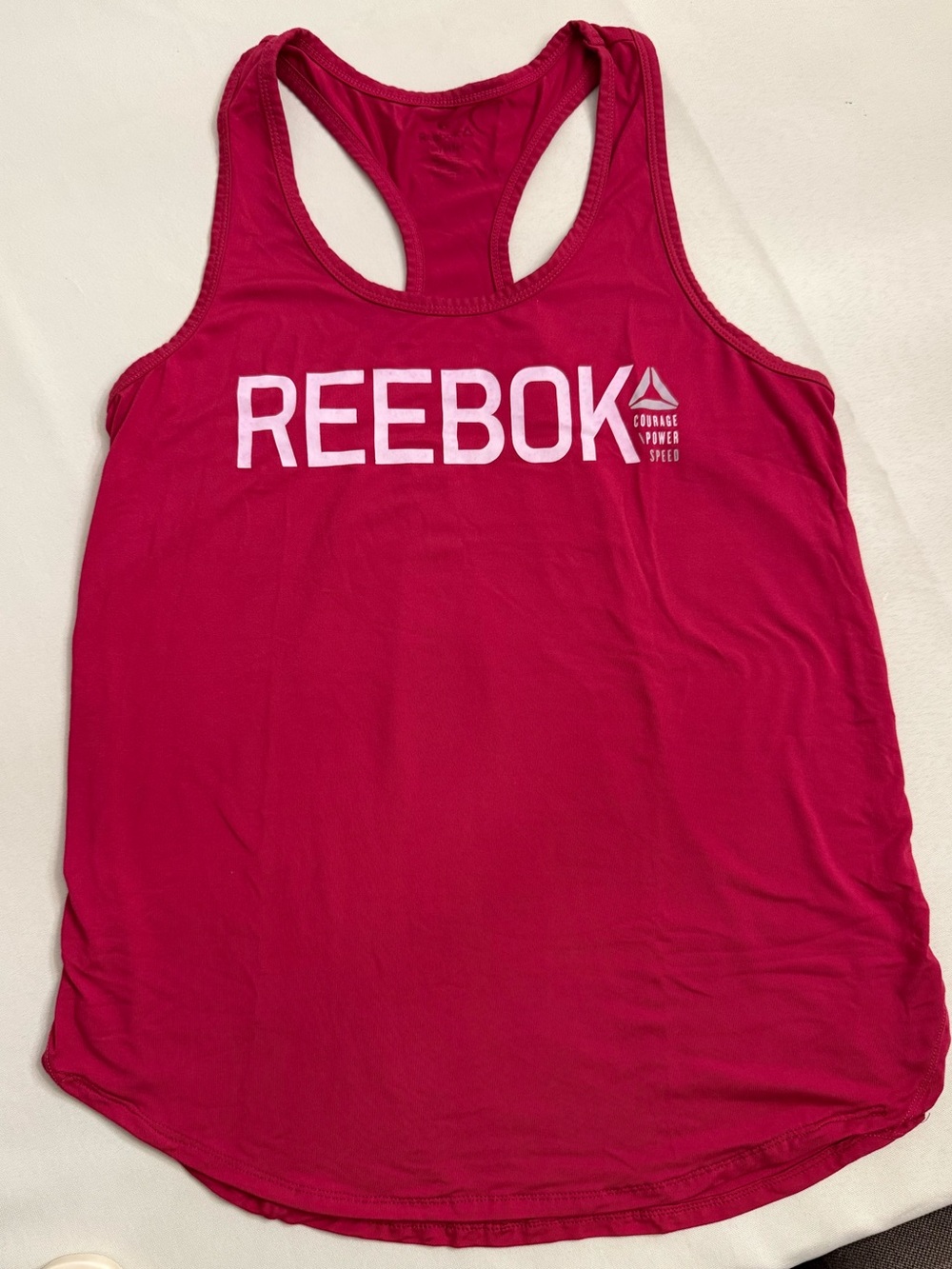 Reebok Vibrant Fuchsia Racerback Tank